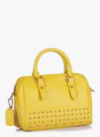 Ebano Yellow Leather Handbag