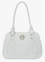 FOSTELO White Polyurethane (Pu) Handbag