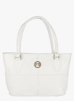 FOSTELO White Polyurethane (Pu) Handbag