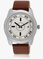 Fastrack 3123Sl02 Brown/Silver Analog Watch