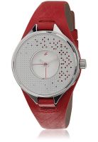 Fastrack Ne6058Sl02-Db998 Red/Silver Analog Watch