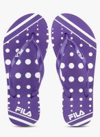Fila Polka Purple Flip Flops