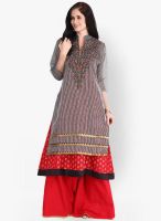 Folklore Black Embellished Kurtis