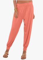 Go Colors Orange Solid Harem Pant