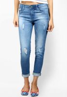 Go Fab Blue Washed Jeans