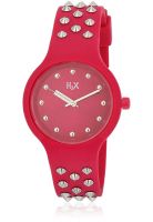 H2X One Studs Unisex Pink/Pink Analog Watch