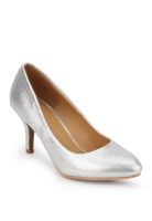 J Collection Silver Metallic Stilettos