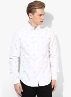 Jack & Jones Off White Casual Shirt