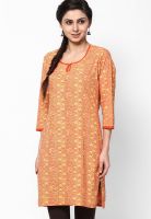 Jaipur Kurti Red Printed Kurtis