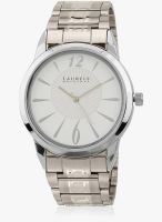 Laurels Original Lo-Polo-401 Silver/White Analog Watch