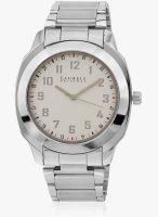 Laurels Original Lo-Polo-601 Silver/White Analog Watch