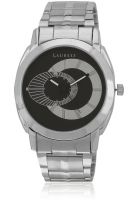 Laurels Original Lo-Polo-702 Silver/Black Analog Watch