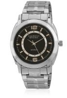 Laurels Original Lo-Polo-802 Silver/Black Analog Watch