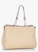 Lavie Flamenco 3C Large Beige Satchel Bag