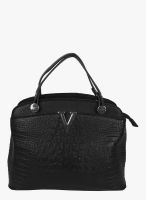 Lord's Black Synthetic Leather Handbag