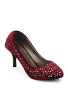 MB Collection Maroon Stilettos