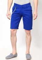 Monteil & Munero Solid Blue Shorts