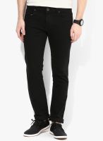 Newport Black Low Rise Slim Fit Jeans