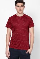 Nike Red Round Neck T-Shirts