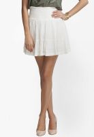 Oxolloxo Off White Flared Skirt