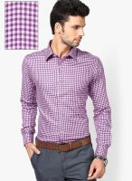 Park Avenue Purple Formal Shirt