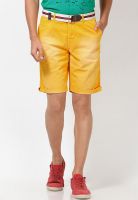 Probase Solid Yellow Shorts