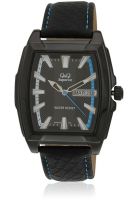 Q&Q S208-502Y Black/Black Analog Watch