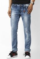 R&C Washed Light Blue Narrow Fit Jeans