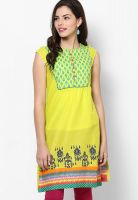 Rangriti Green Printed Kurtis