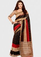 Roop Kashish Black Printed Saree