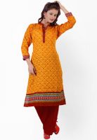 Salwar Studio Yellow Printed Kurtis