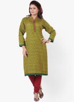 Salwar Studio Yellow Printed Kurtis