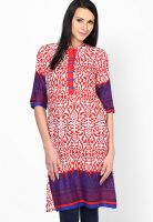 Shree Red Printed Kurta