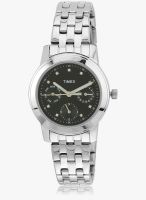 Timex Ti000w10100-Sor Silver/Black Analog Watch