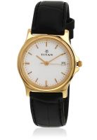 Titan Ne389yl01 Black/White Analog Watch