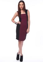 Vero Moda Sleeve Less Wine Dress