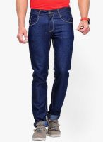 Yepme Solid Blue Regular Fit Jeans