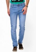 Yepme Solid Light Blue Regular Fit Jeans