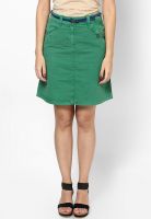 s.Oliver Green A-Line Skirt