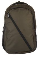 Alessia Brown Polyester Backpack