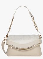 Bagkok Beige Polyurethane (Pu) Sling Bag