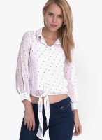 Belle Fille White Printed Shirt