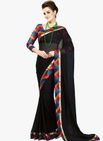 Desi Look Black Printed Saree