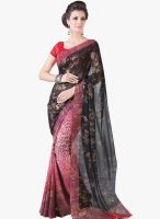 Desi Look Black Printed Saree