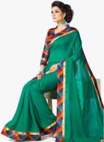 Desi Look Green Printed Saree