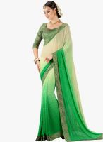 Desi Look Green Printed Saree