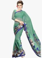 Desi Look Green Printed Saree