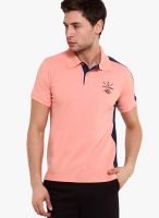 Elaborado Pink Solid Polo T-Shirts