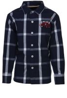 Gini & Jony Navy Blue Casual Shirt