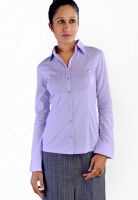 Kaaryah Purple Solid Shirt